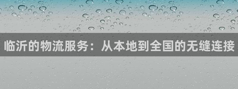 usdt犯罪：临沂的物流服务：从本地