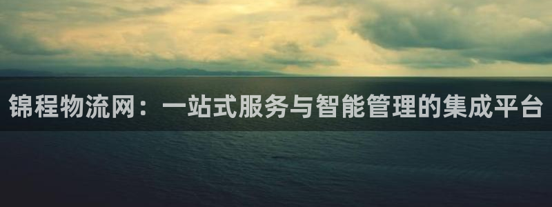 usdt币app下载：锦程物流网：一