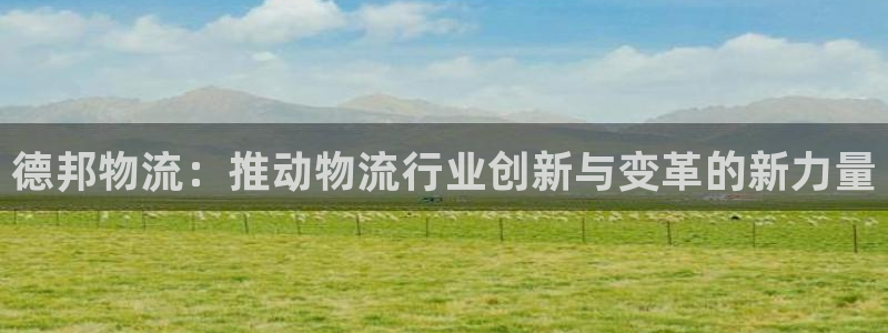 下载usdt：德邦物流：推动物流行业