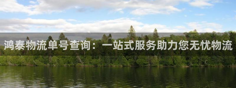 usdt节点钱包搭建：鸿泰物流单号查