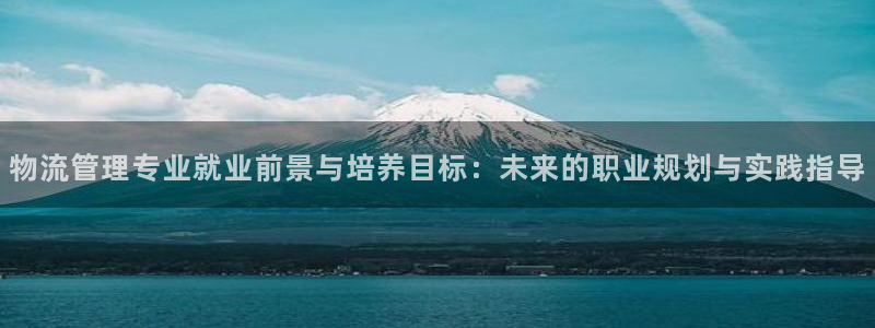 usdt余额截图：物流管理专业就业前